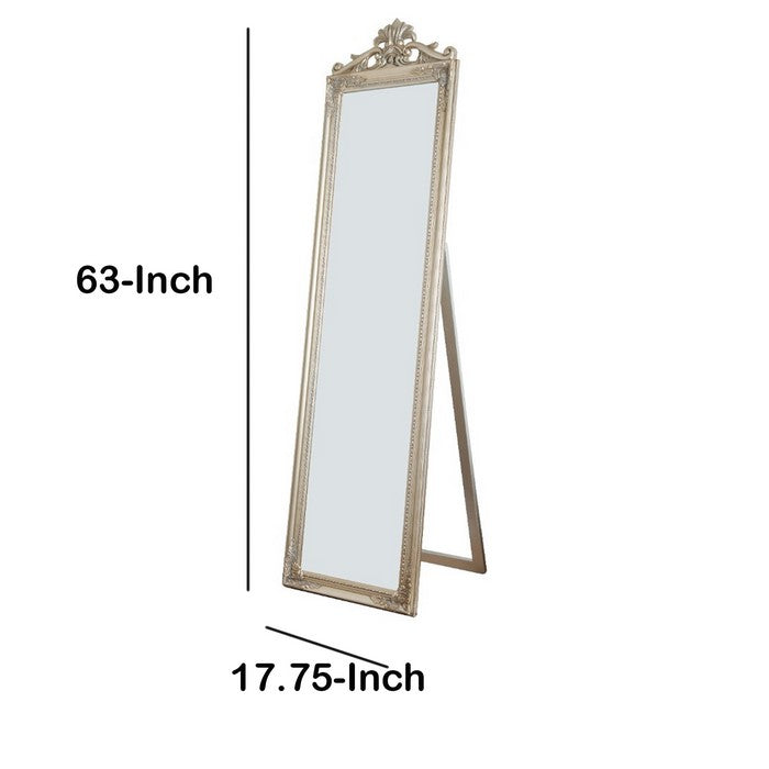 Standing Mirror, Champagne Gold