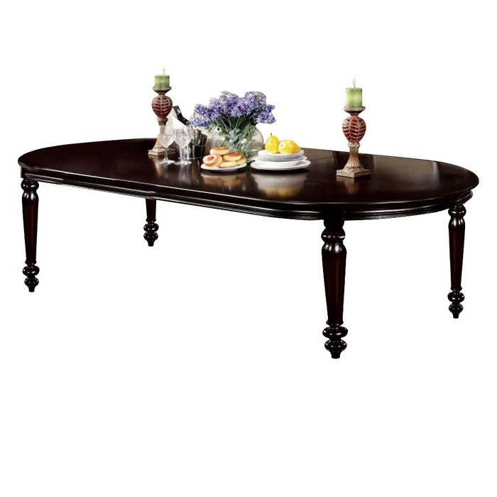 Dining Table, Dark Walnut Brown
