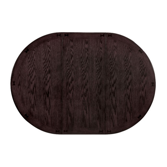 Oval Counter Height Table, Espresso Brown