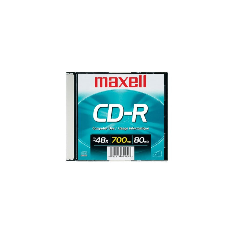 Maxell 648201 700Mb Cd-Recordable Slim Jewel