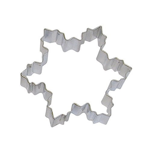 R&M Snowflake 4" Cookie Cutter in Durable, Economical, Tinplated Steel