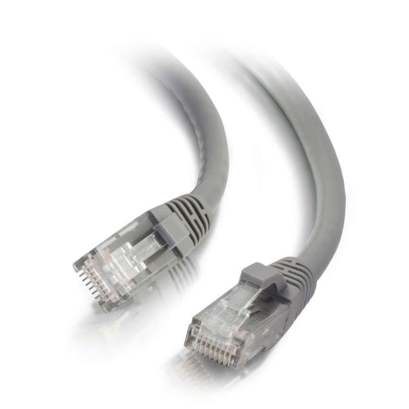 C2G/Cables to Go 27130 Cat6 Snagless Unshielded (UTP) Network Patch Cable, Gray (1 Foot/0.30 Meters)