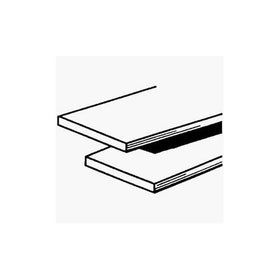 K&S 87185 K&S Precision Metals 87185 Stainless Steel Sheet, 0.025" Thickness x 6" Width x 12" Length, 1 pcs per car, Made in USA Steel Coating Cut Cutting Angle Flute ()