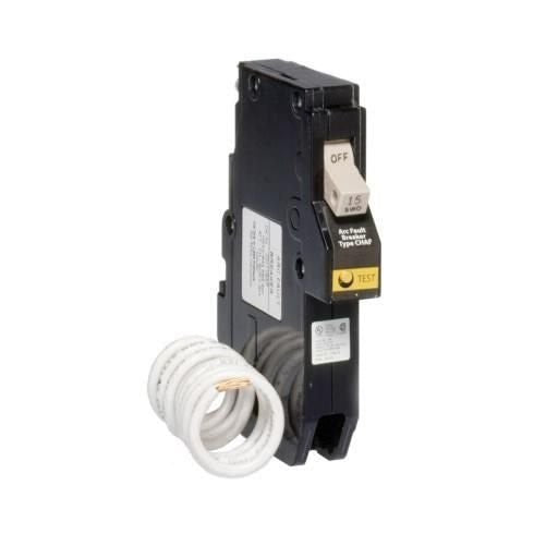 Eaton CH115AF Ch Series Single-Pole Arc Fault Breaker, 120 Vac, 15 Amp, 1 " x1 " x1"