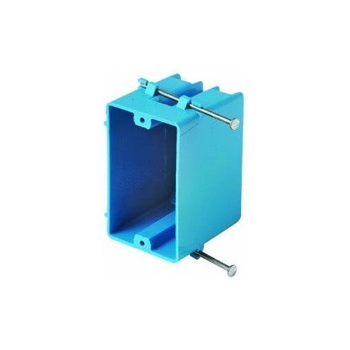 Lamson B118AR-UPC Carlon Single Gang Box With Nail
