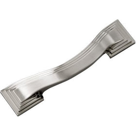Hickory Hardware P3100-SN 3-1/2-Inch Deco Pull, Satin Nickel