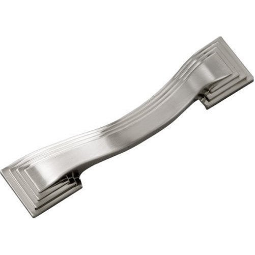 Hickory Hardware P3100-SN 3-1/2-Inch Deco Pull, Satin Nickel