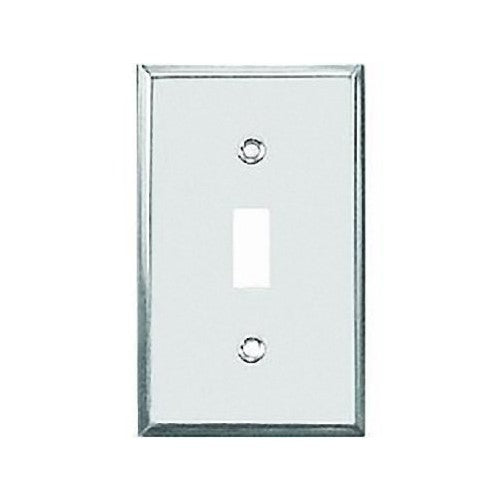 Jackson Deerfield 9CS101 Classic Brite Single Toggle Wall Plate, Chrome Finish