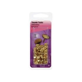 Ook 122672 Brass Thumb Tack
