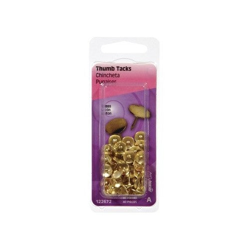 Ook 122672 Brass Thumb Tack