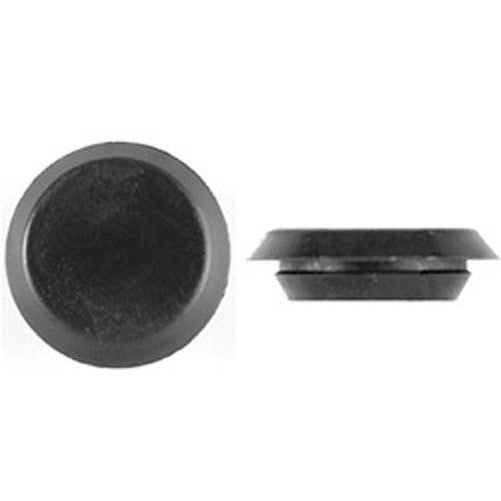 100 3/4" Black Plastic Flush Type Hole Plugs 1" Head