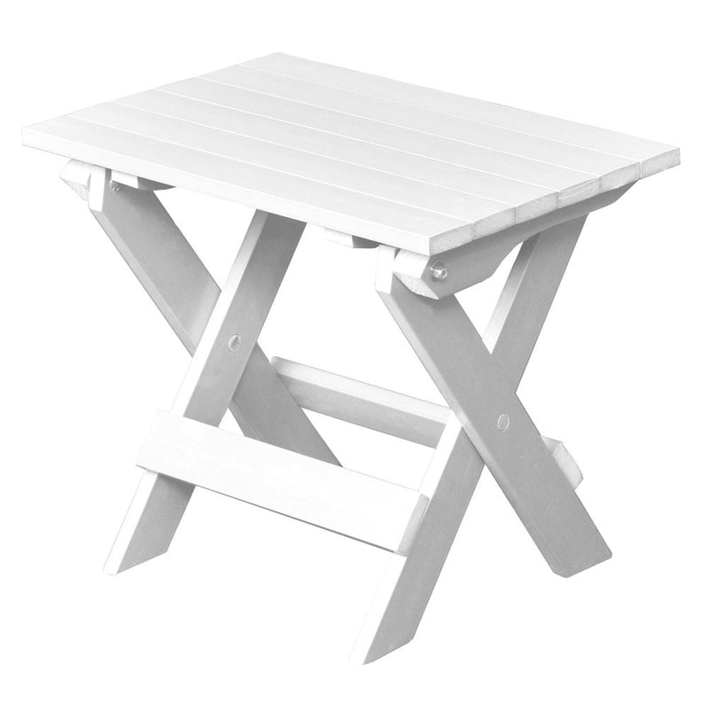 Highwood Folding Adirondack Side Table, White