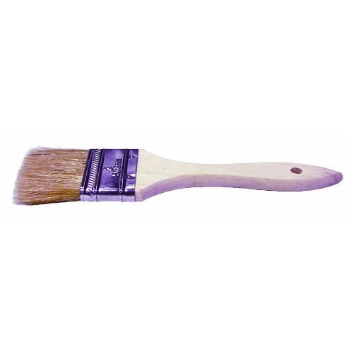 Weiler 3" Width, 3/8" Thickness, 1-1/2" Bristle Length, White Bristle, Economy Chip And Oil Brush With Wood Handle