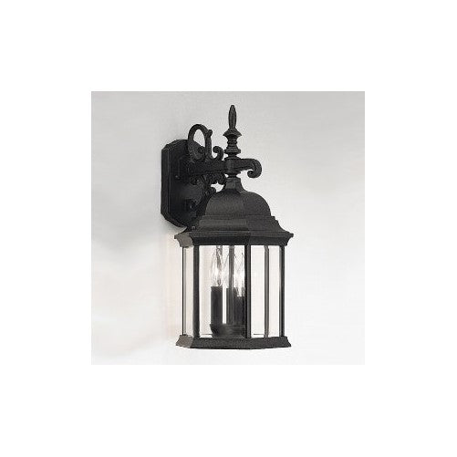 Designers Fountain 2981-BK 9-1/2 Cast Wall Lantern Devonshire