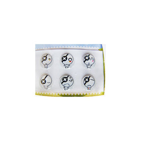 "Home" Button Sticker for iphone/ipad/itouch, Poisonous, 6 Stickers