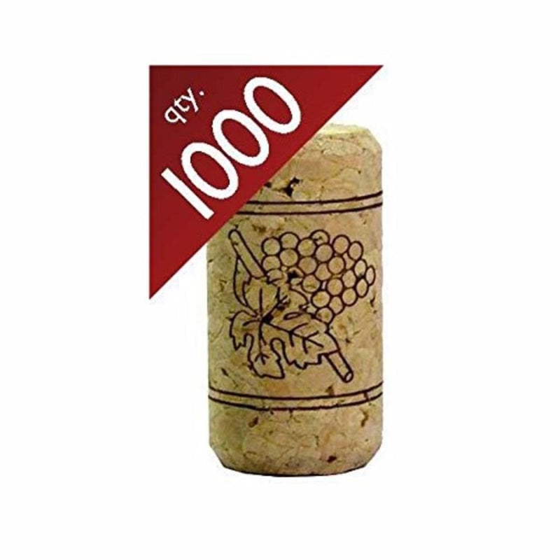 #9 Straight Corks 15/16" x 1 3/4".Bag of 1000