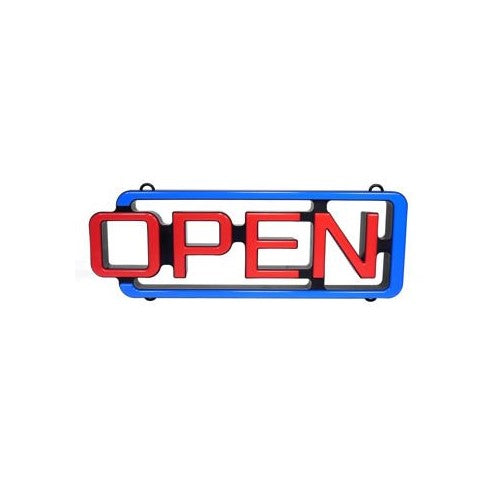 MystiGlo LED OPEN Sign with remote control