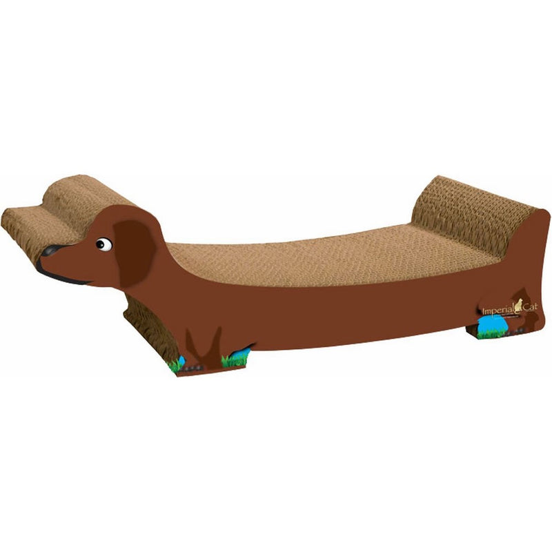 Imperial Cat Brown Dachshund Scratch and Shape, Large