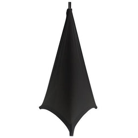 Gator GPA-STAND-2-B Stretchy Speaker Stand Cover-2 sides of most tripod style speaker stands, black