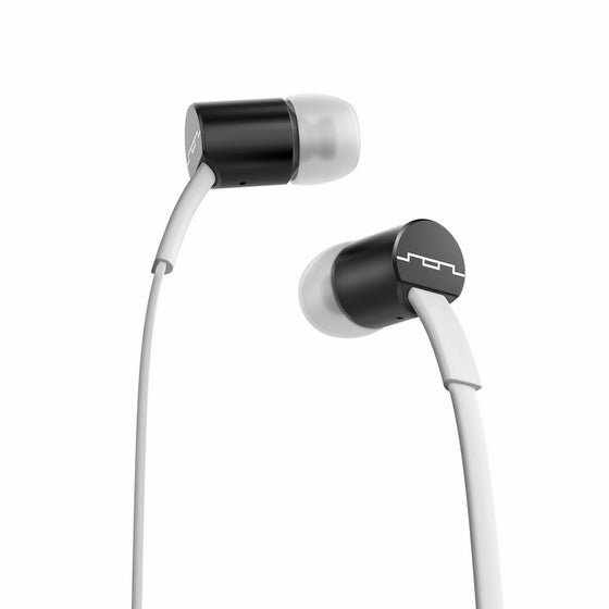 SOL REPUBLIC Jax Wired 3-Button In-Ear Headphones, Apple Compatible, Tangle Free Cable, In-Ear Noise Isolation, 4 Ear Tip Sizes, Great For Calls, 1111-31 White