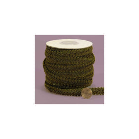 Olive Gimp Braid Trim, 5/8"X 10Yd