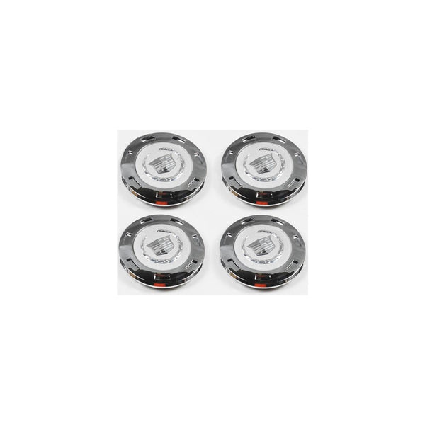 CC25 9596649 07-12 Cadillac Escalade Set 4PCS Chrome Crest 22" with 8" Wheel Center caps 07 08 09 2010 2011 2012
