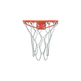 Crown Sporting Goods Outdoor Galvanized Steel Chain Basketball Net