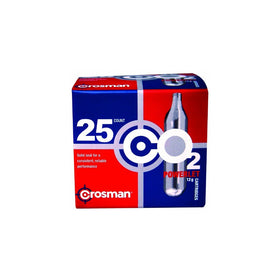 Crosman 12 Gram CO2 Cartridges (Pack of 25)