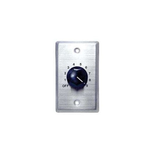 Speco Technologies WAT10W Attenuator; Single; Mono; 10W; 70/25V; WhiteWallplate; WhiteKnob