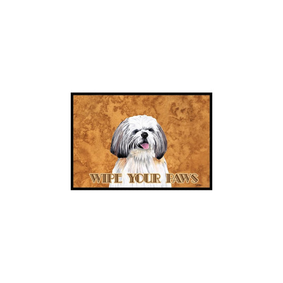 Caroline's Treasures SC9128JMAT Shih Tzu Indoor or Outdoor Doormat, 24" x 36", Multicolor