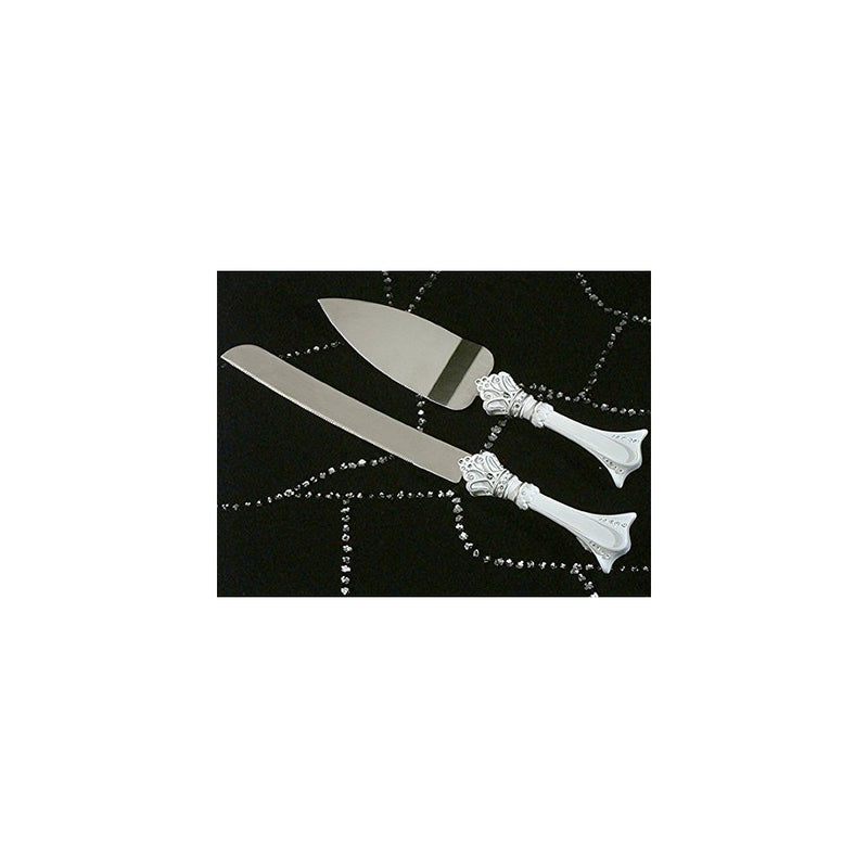 CC454 Queen For A Day Cake And Knife Server Wedding Favors & Accessories