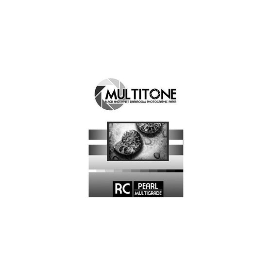 Inkpress MultiTone Black & White Resin Coated BW Pearl Luster Darkroom Photographic Paper, 8x10", 25 Sheets