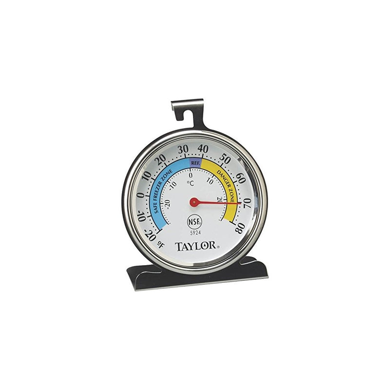 Taylor Refrigerator Thermometer -20 Deg F To 80 Deg F 3-1/4" X 3-3/4"
