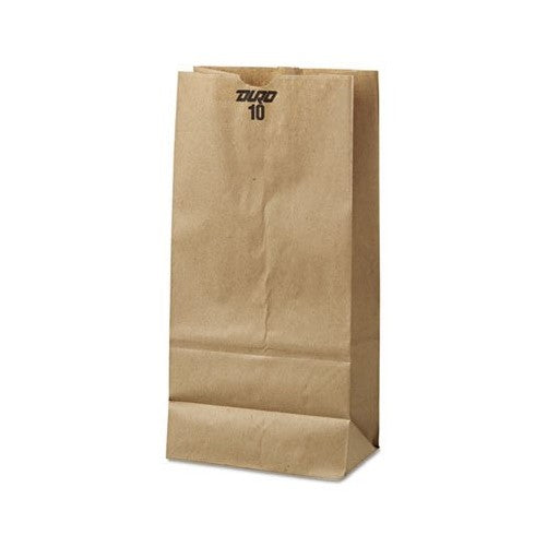BAGGK10500 10# Paper Bag, 35-lb Base Weight, Brown Kraft, 6-5/16x4-3/16x13-3/8, 500-Bundle