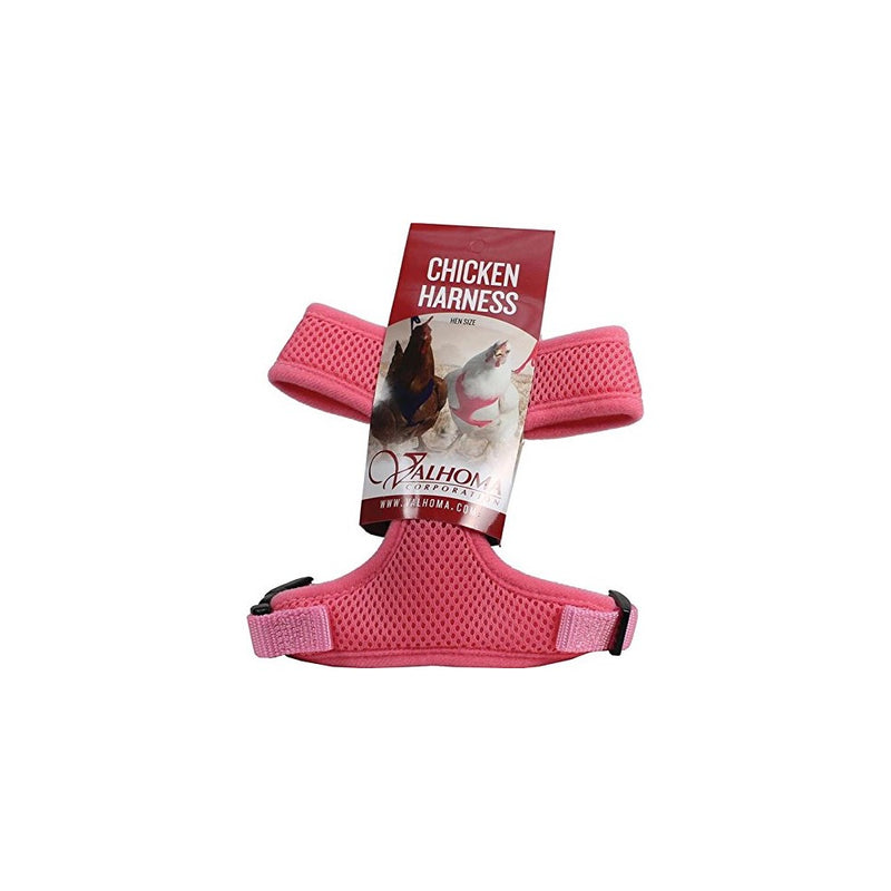 VALHOMA 756 S C HP 625482 Mesh Chicken Harness, Hot Pink, Hen