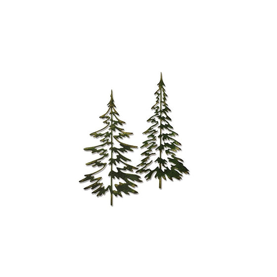 Sizzix 660978 Thinlits Die Set, Woodlands by Tim Holtz, 2/pack