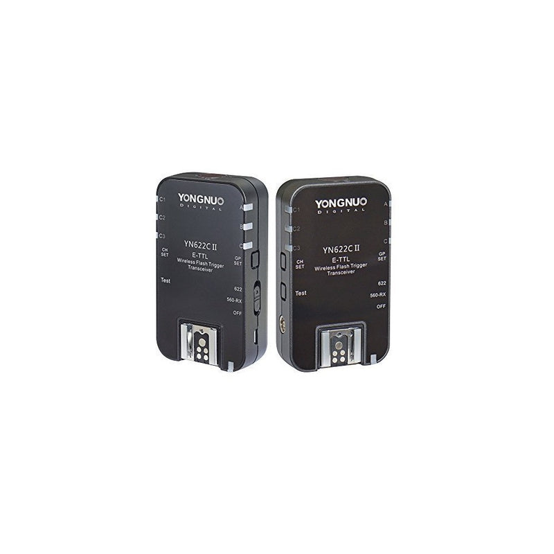 YONGNUO Wireless ETTL Flash Trigger YN622C II with High-speed Sync HSS 1/8000s for Canon camera