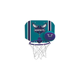Rawlings NBA Charlotte Hornets Slam Dunk Softee Hoop Set, Small, Teal