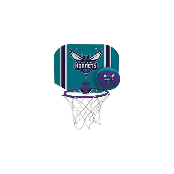 Rawlings NBA Charlotte Hornets Slam Dunk Softee Hoop Set, Small, Teal