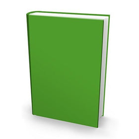 Book Sox Stretchable Book Cover: Jumbo Solid Green. Fits Most Hardcover Textbooks up to 9" x 11". Adhesive-Free, Nylon Fabric School Book Protector. Easy to Put On. Washable & Reusable Jacket.