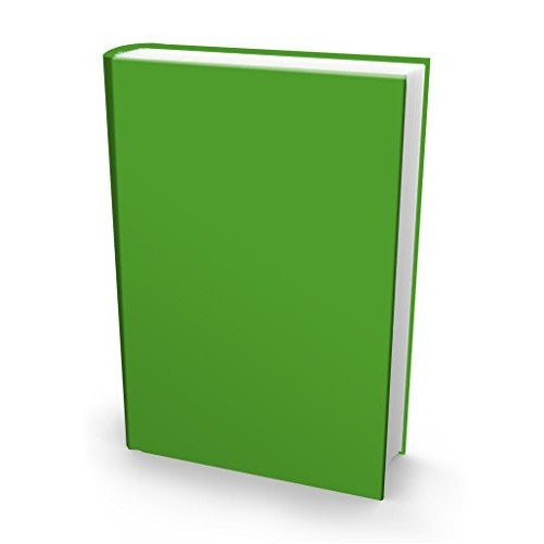 Book Sox Stretchable Book Cover: Jumbo Solid Green. Fits Most Hardcover Textbooks up to 9" x 11". Adhesive-Free, Nylon Fabric School Book Protector. Easy to Put On. Washable & Reusable Jacket.