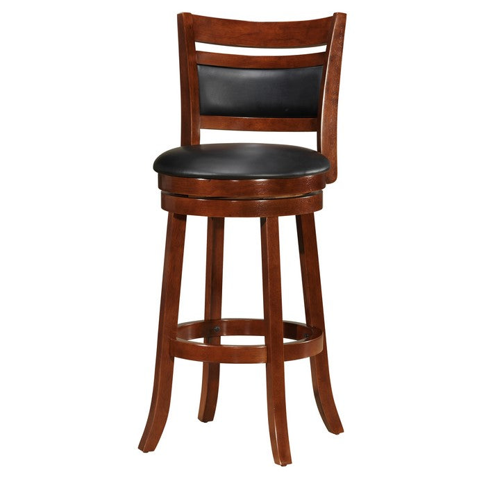 24-Inch Counter Height Swivel Barstool, Brown