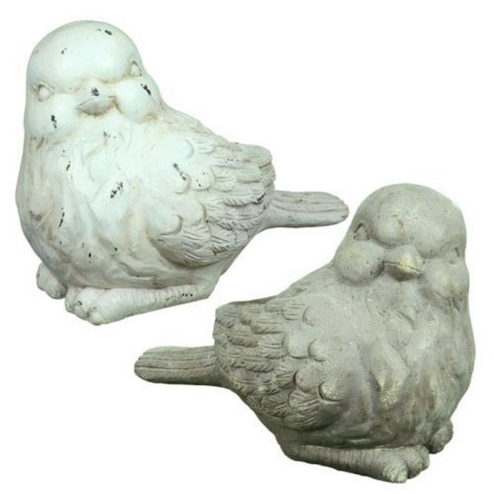Garden Bird In Aged And Weathered Look - 2 Assorted