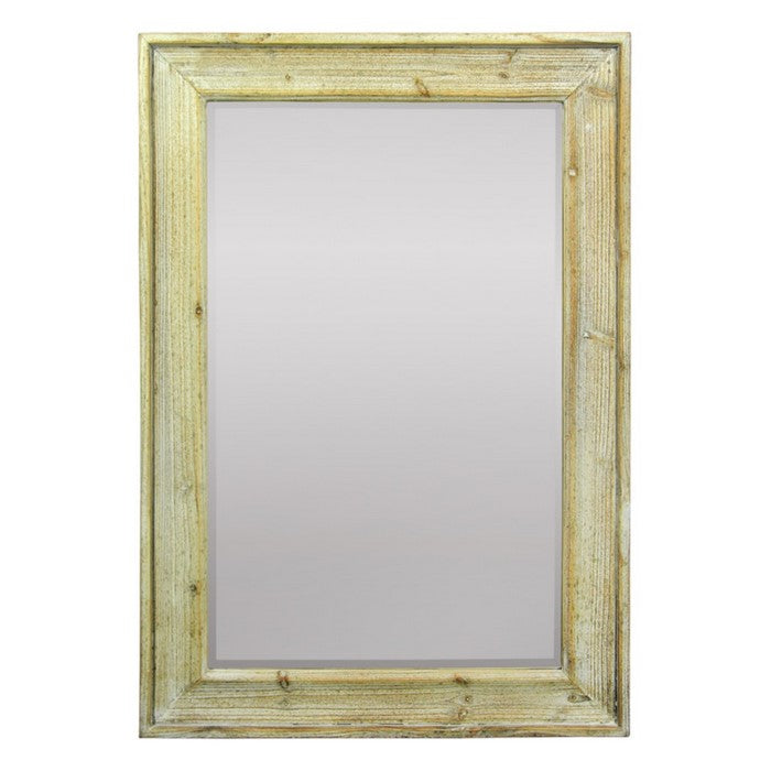 Mirror In Wooden Frame, Brown