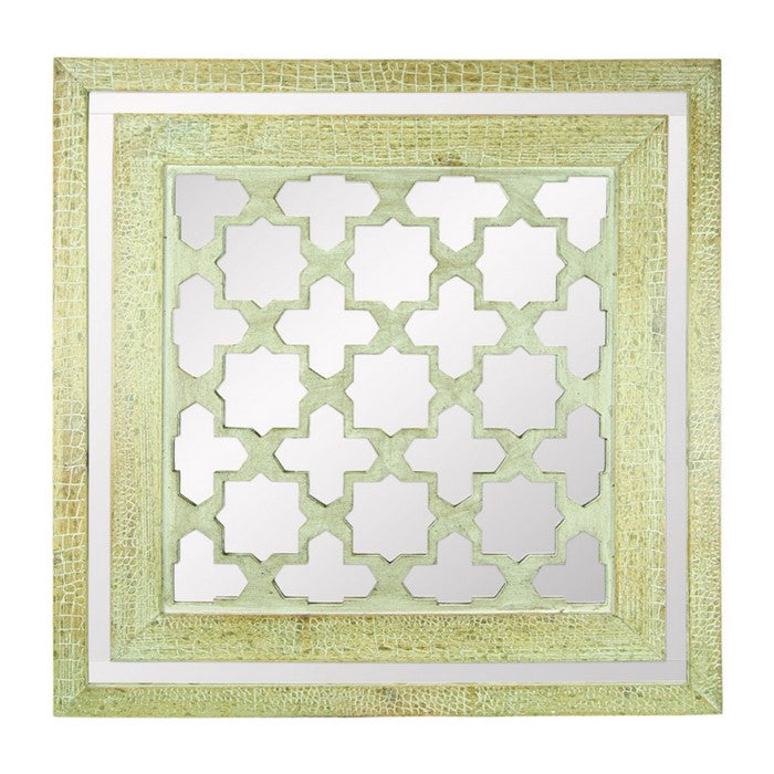 Glass And Wooden WallDecor, Gold
