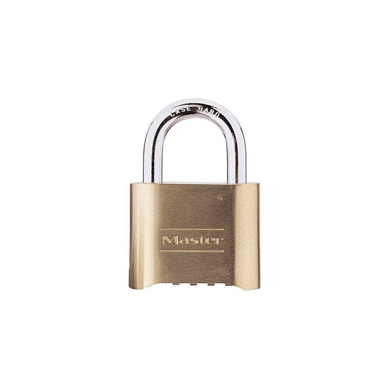 Master Lock Padlock, Set Your Own Combination Lock, 2 in. Wide, 175D
