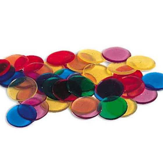 Learning Resources LER0131 Transparent Color Counting Chips, Set of 250