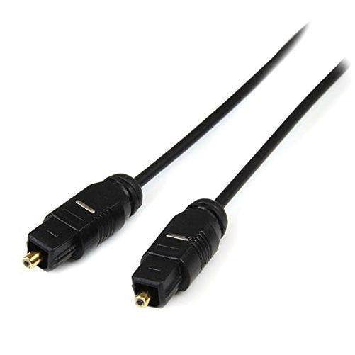 StarTech.com THINTOS3 Toslink SPDIF Optical Digital Audio Cable - 3 Feet