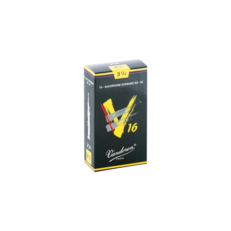 Vandoren SR7135 Soprano Sax V16 Reeds Strength 3.5; Box of 10