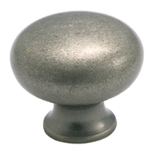 Amerock BP771-WN Traditional Classic Legacy 1-1/4-Inch Diameter Knob, Weathered Nickel